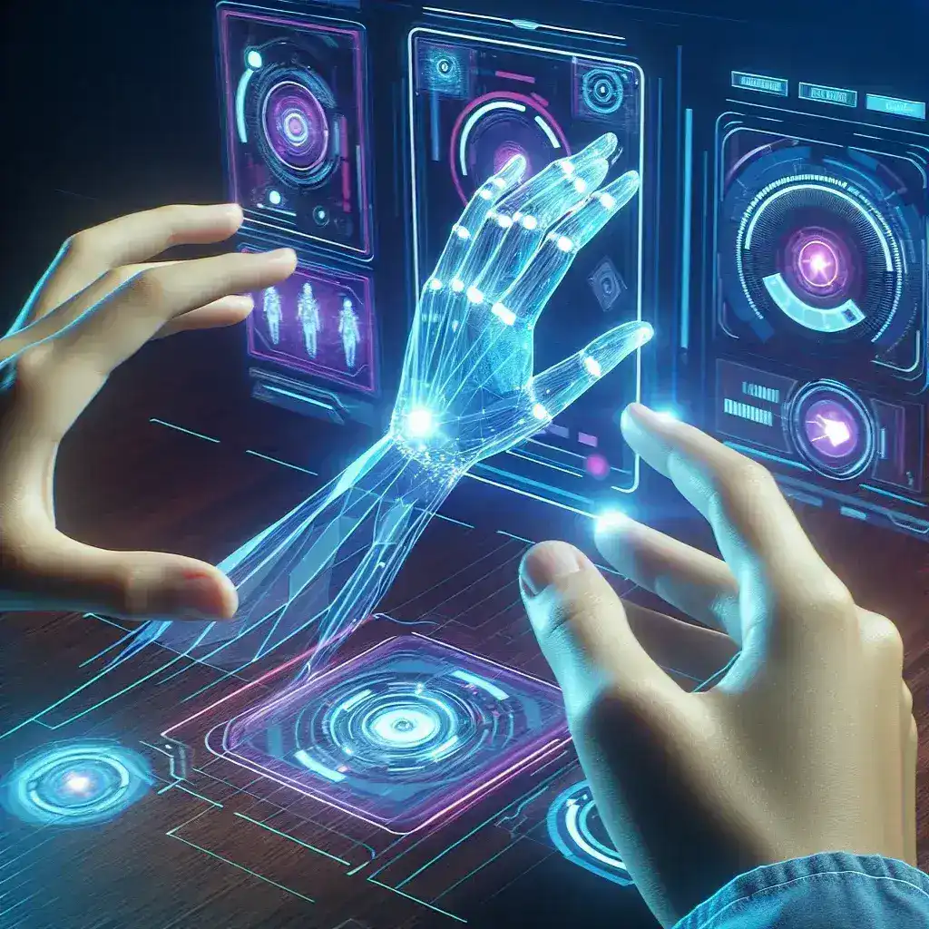 "Snap AR Real-Time Hand Tracking API demonstration showcasing advanced gesture recognition technology on a smartphone with augmented reality graphics."