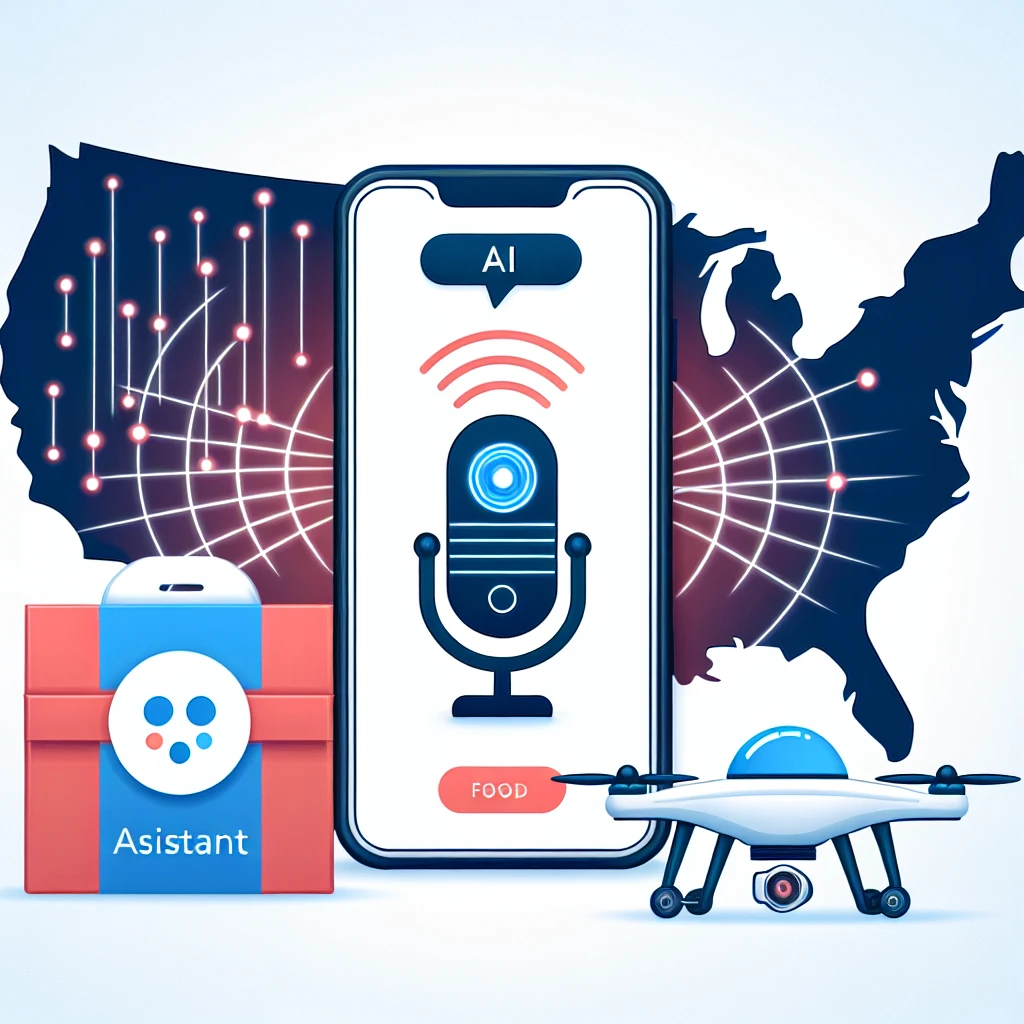 "Uber Eats pilot program showcasing voice-controlled ordering feature using AI technology in the U.S."